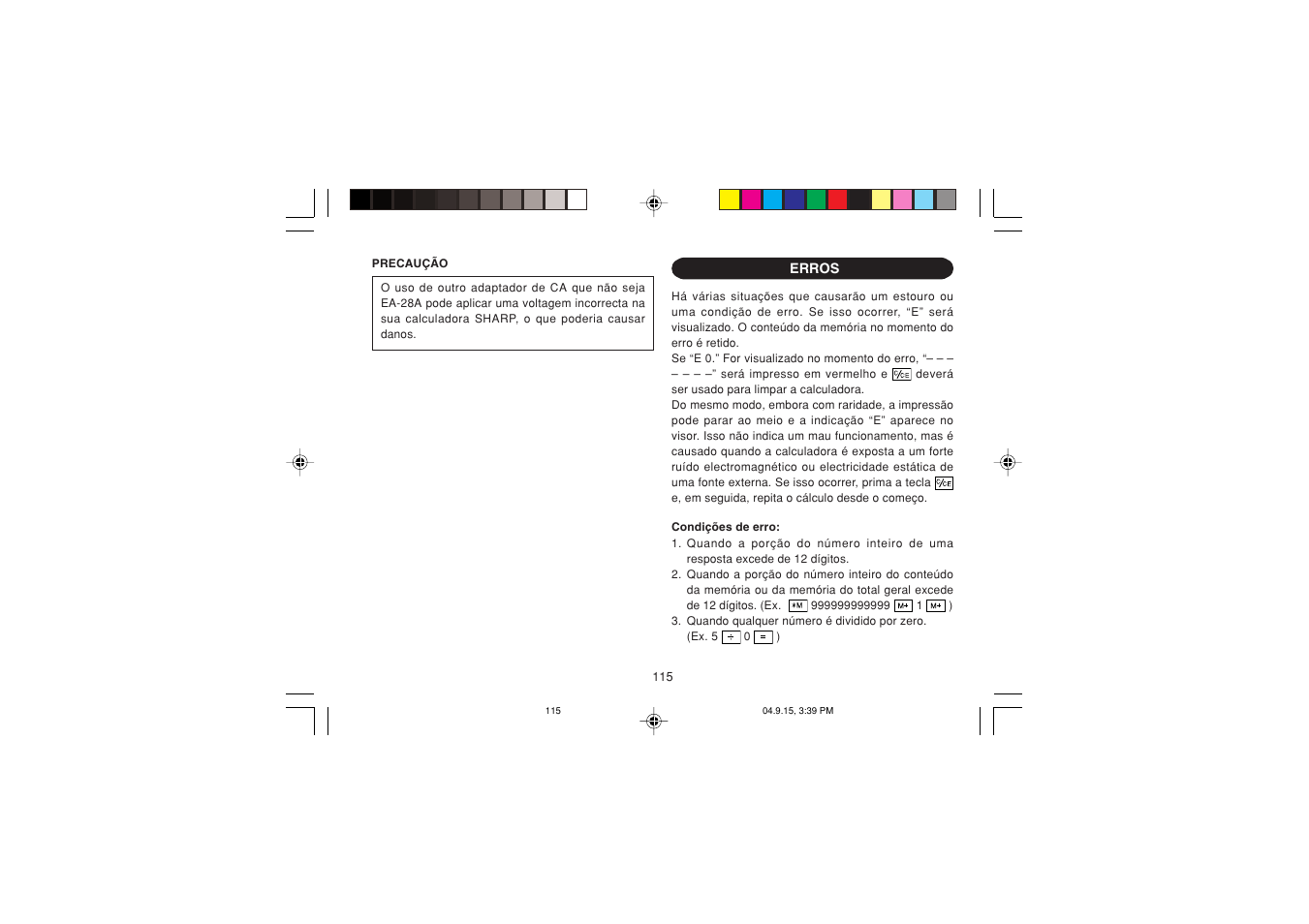 Sharp EL-1750PIIIGY User Manual | Page 117 / 164