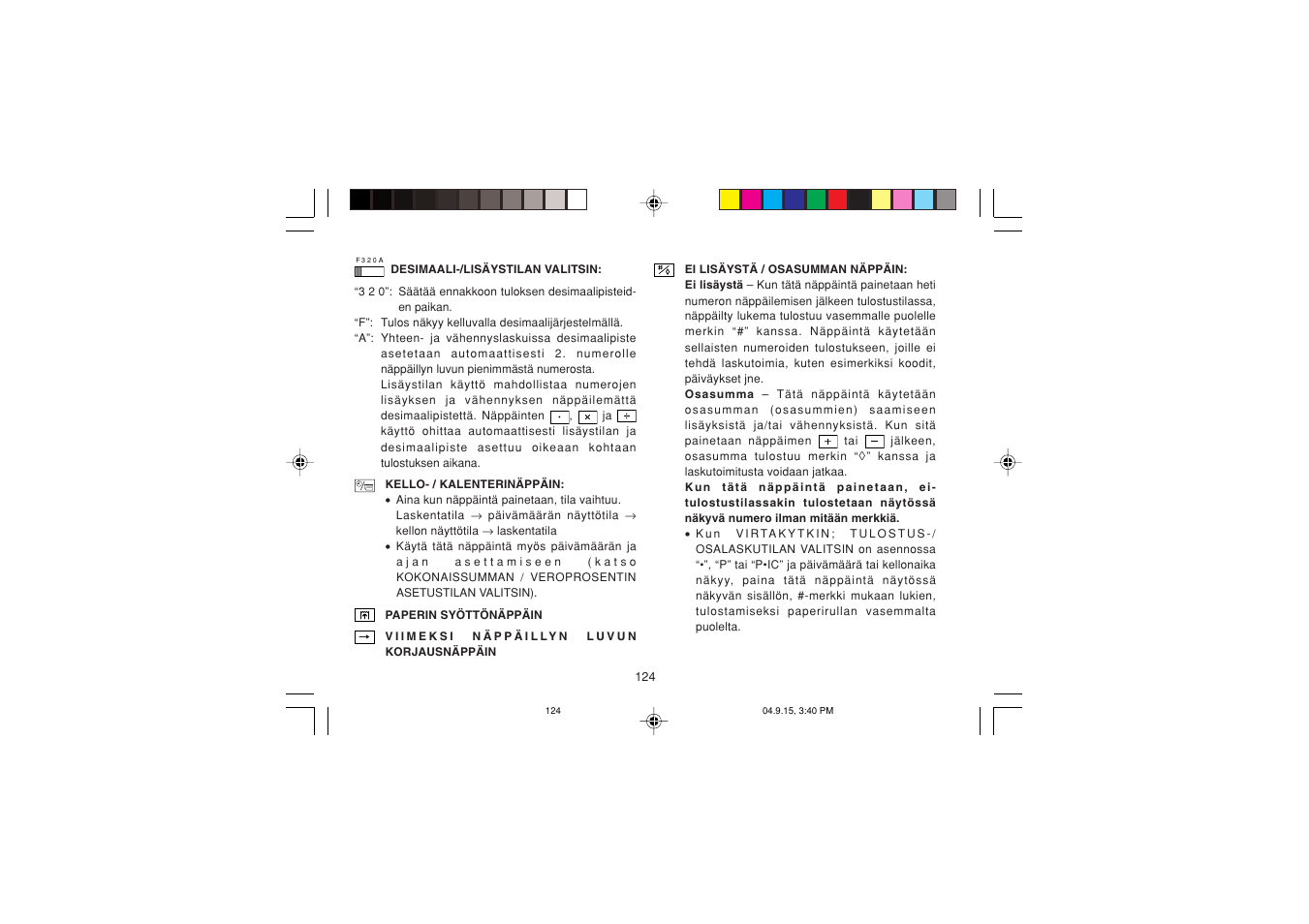 Sharp EL-1750PIIIGY User Manual | Page 126 / 164
