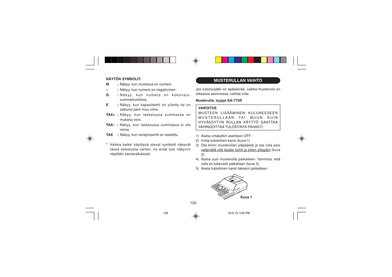 Sharp EL-1750PIIIGY User Manual | Page 128 / 164