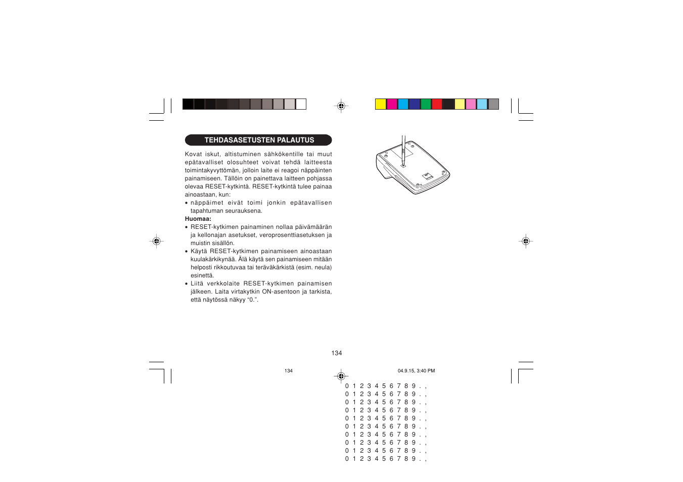 Sharp EL-1750PIIIGY User Manual | Page 136 / 164