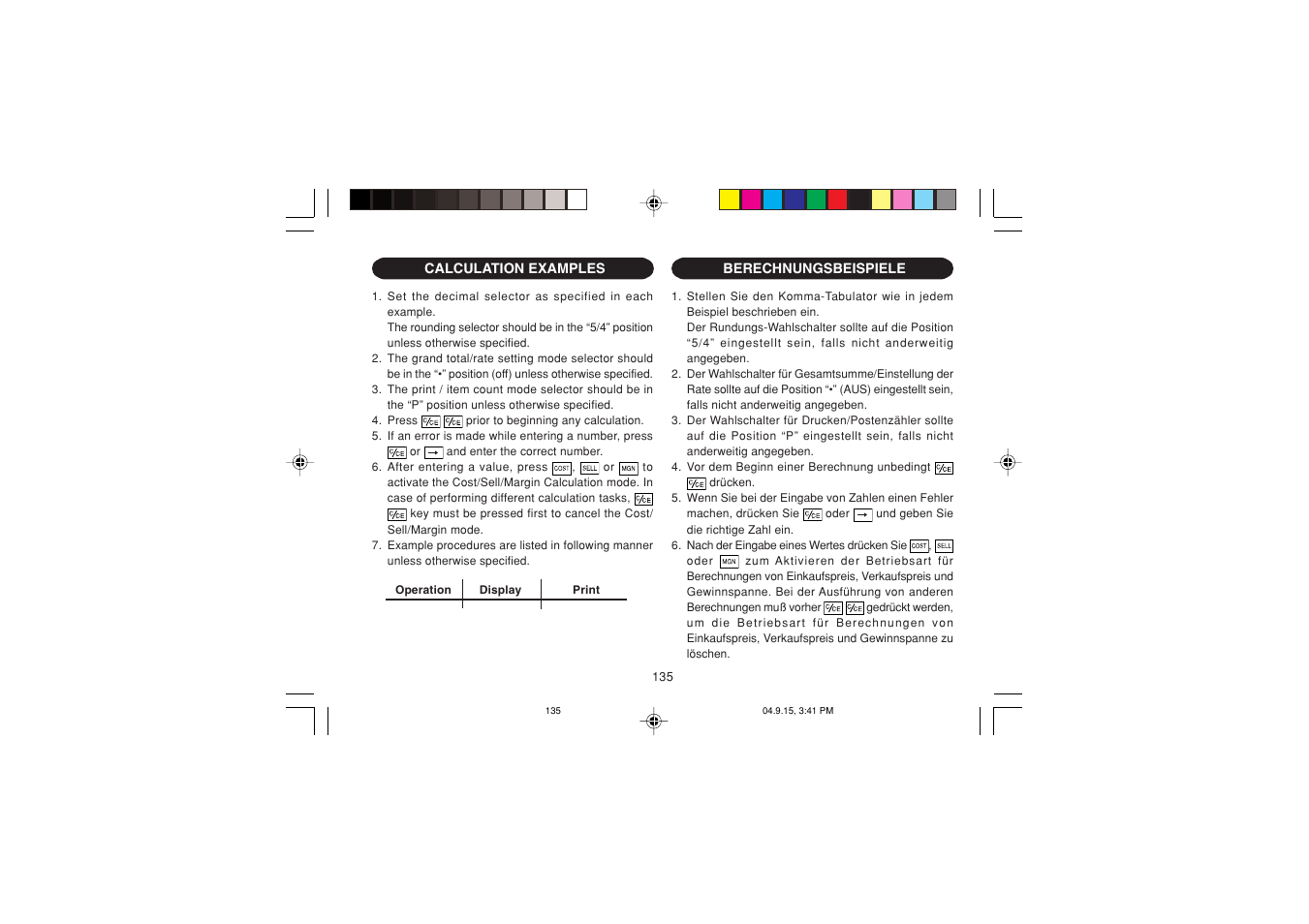 Sharp EL-1750PIIIGY User Manual | Page 137 / 164