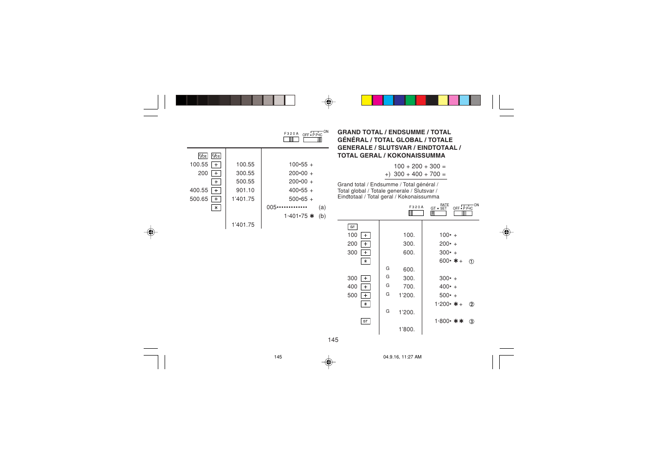 Sharp EL-1750PIIIGY User Manual | Page 147 / 164