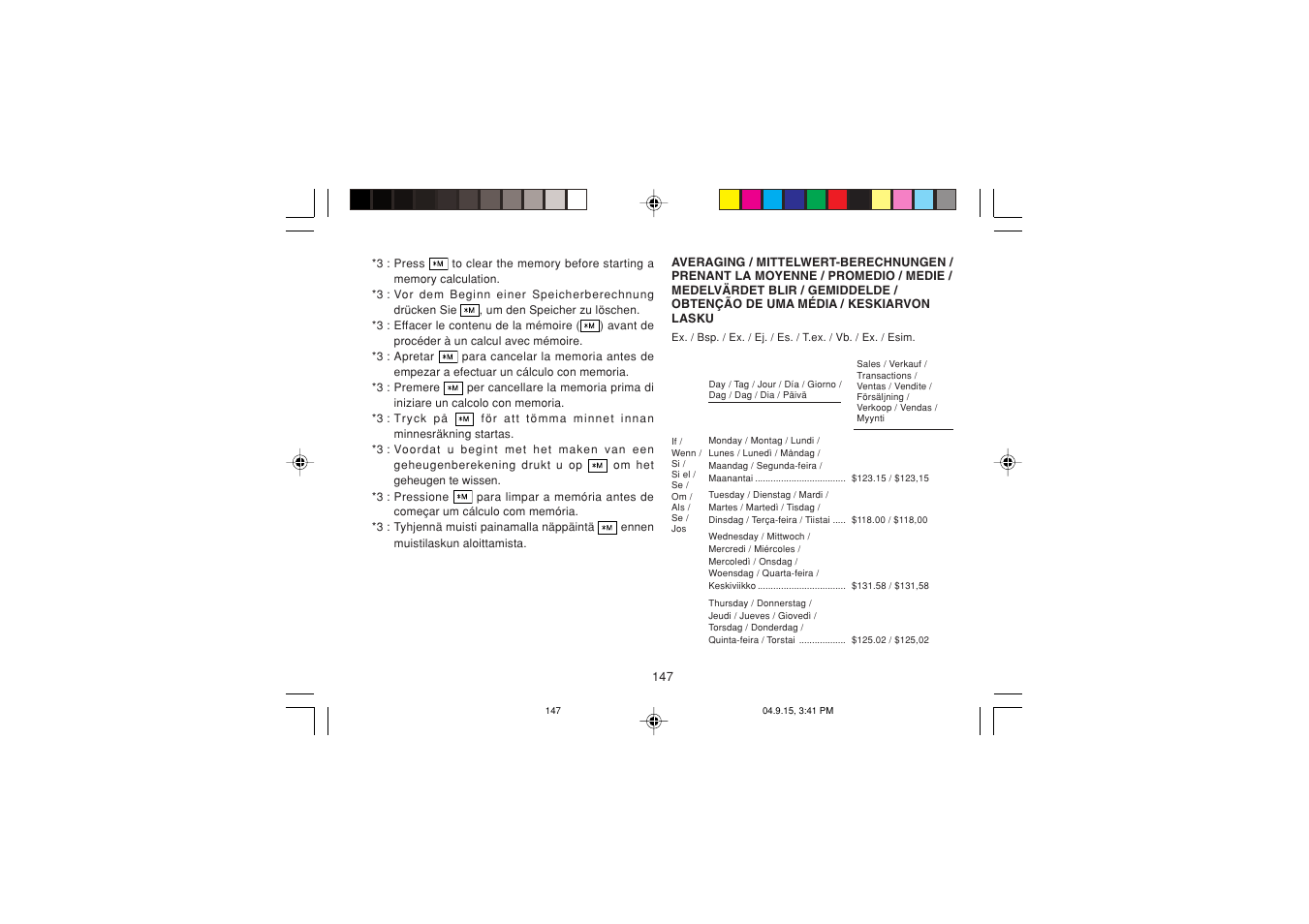 Sharp EL-1750PIIIGY User Manual | Page 149 / 164