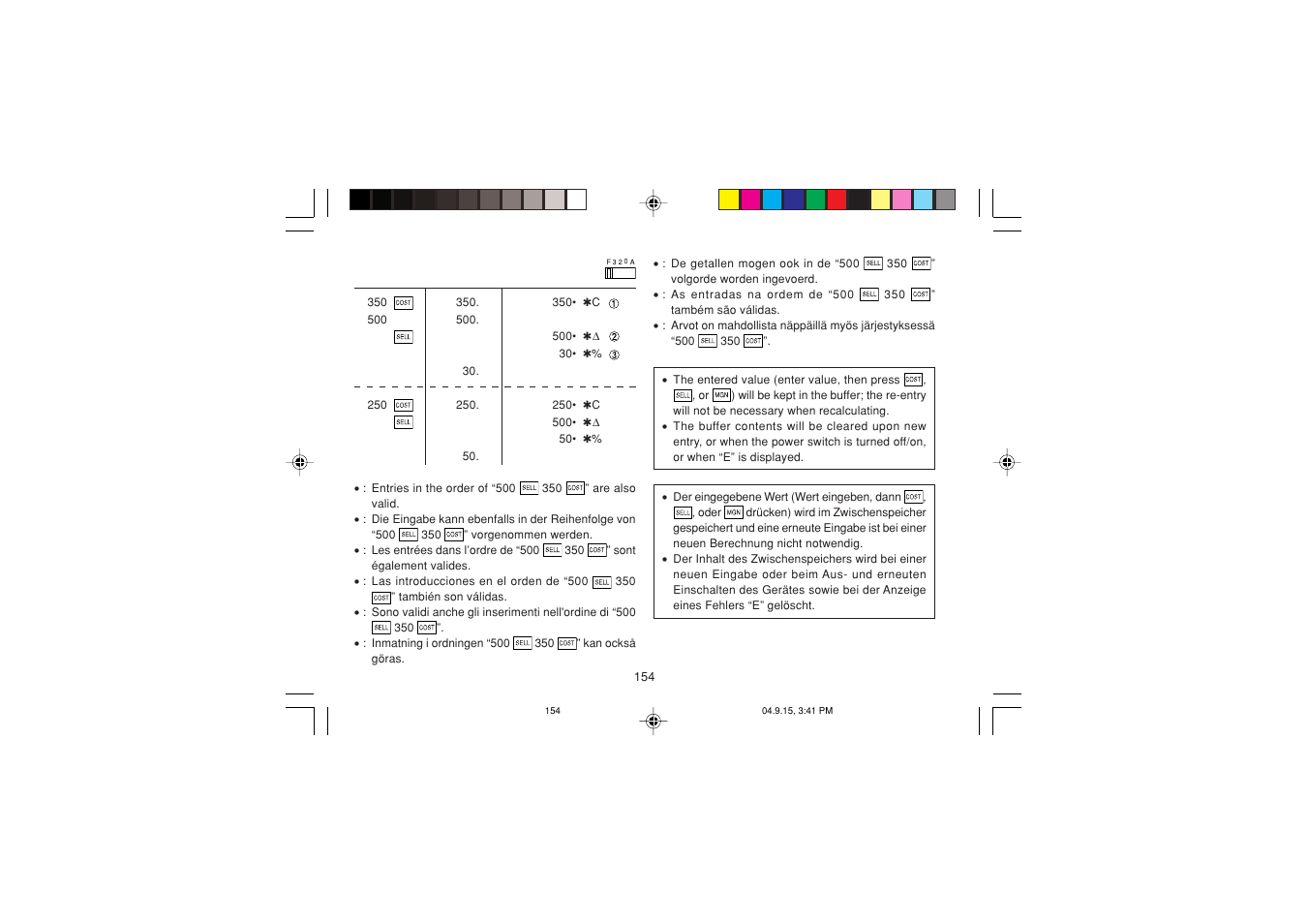 Sharp EL-1750PIIIGY User Manual | Page 156 / 164