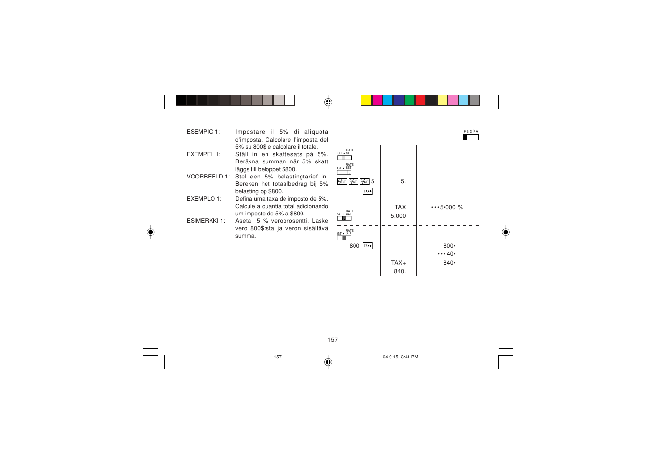 Sharp EL-1750PIIIGY User Manual | Page 159 / 164