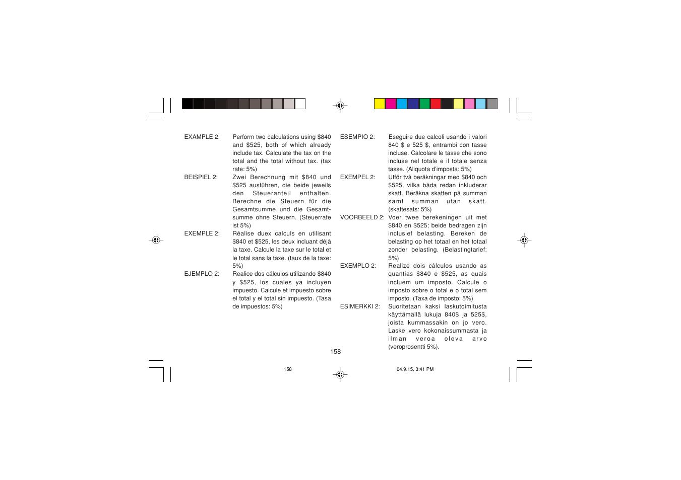 Sharp EL-1750PIIIGY User Manual | Page 160 / 164