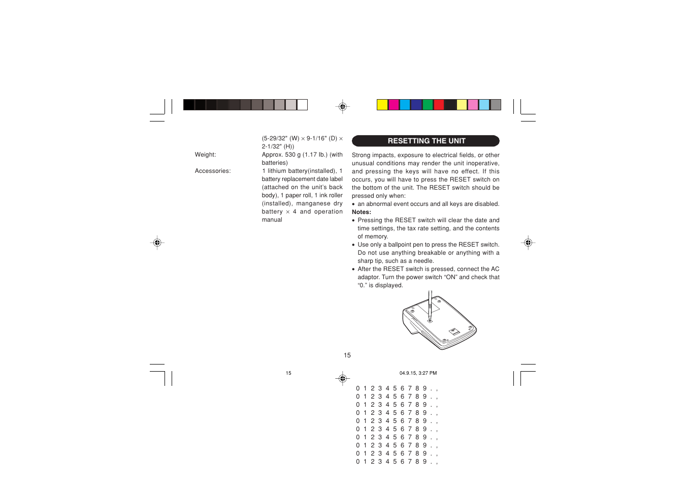 Sharp EL-1750PIIIGY User Manual | Page 17 / 164