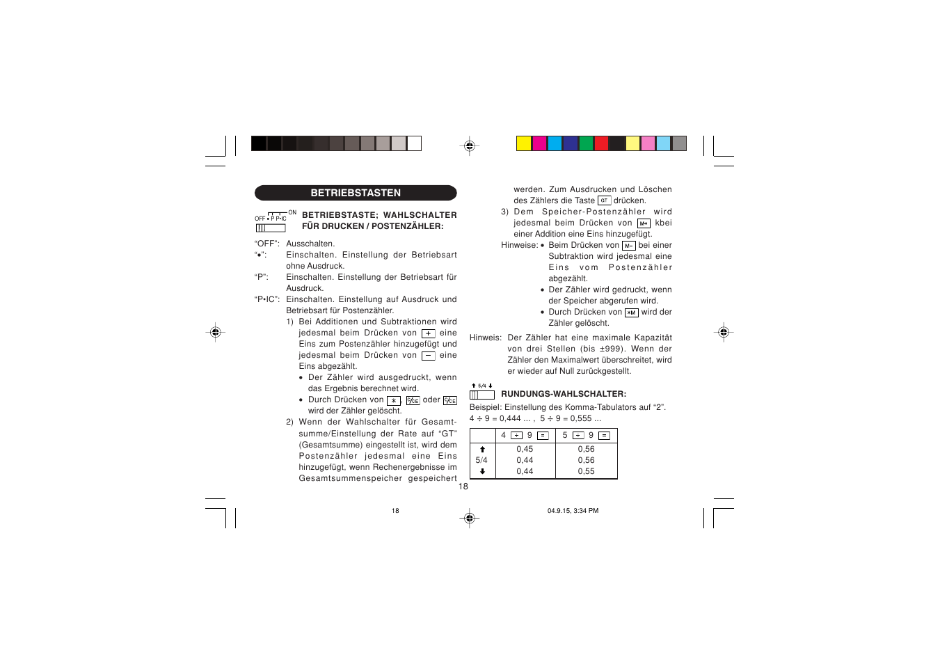 Sharp EL-1750PIIIGY User Manual | Page 20 / 164