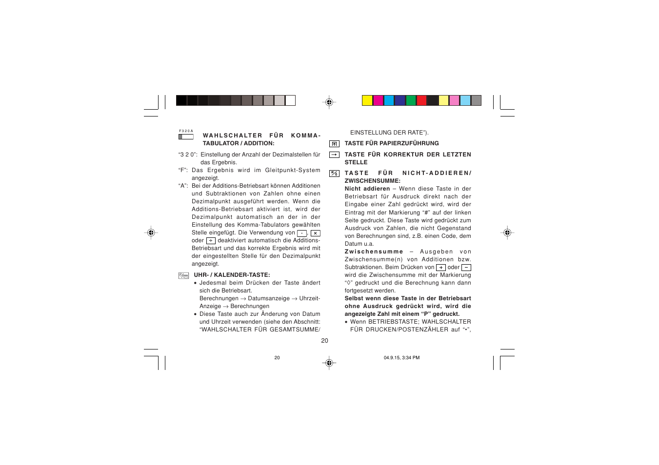 Sharp EL-1750PIIIGY User Manual | Page 22 / 164