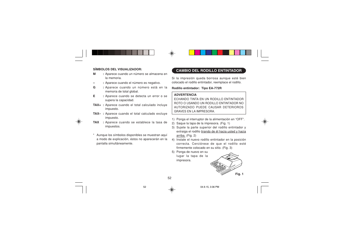 Sharp EL-1750PIIIGY User Manual | Page 54 / 164