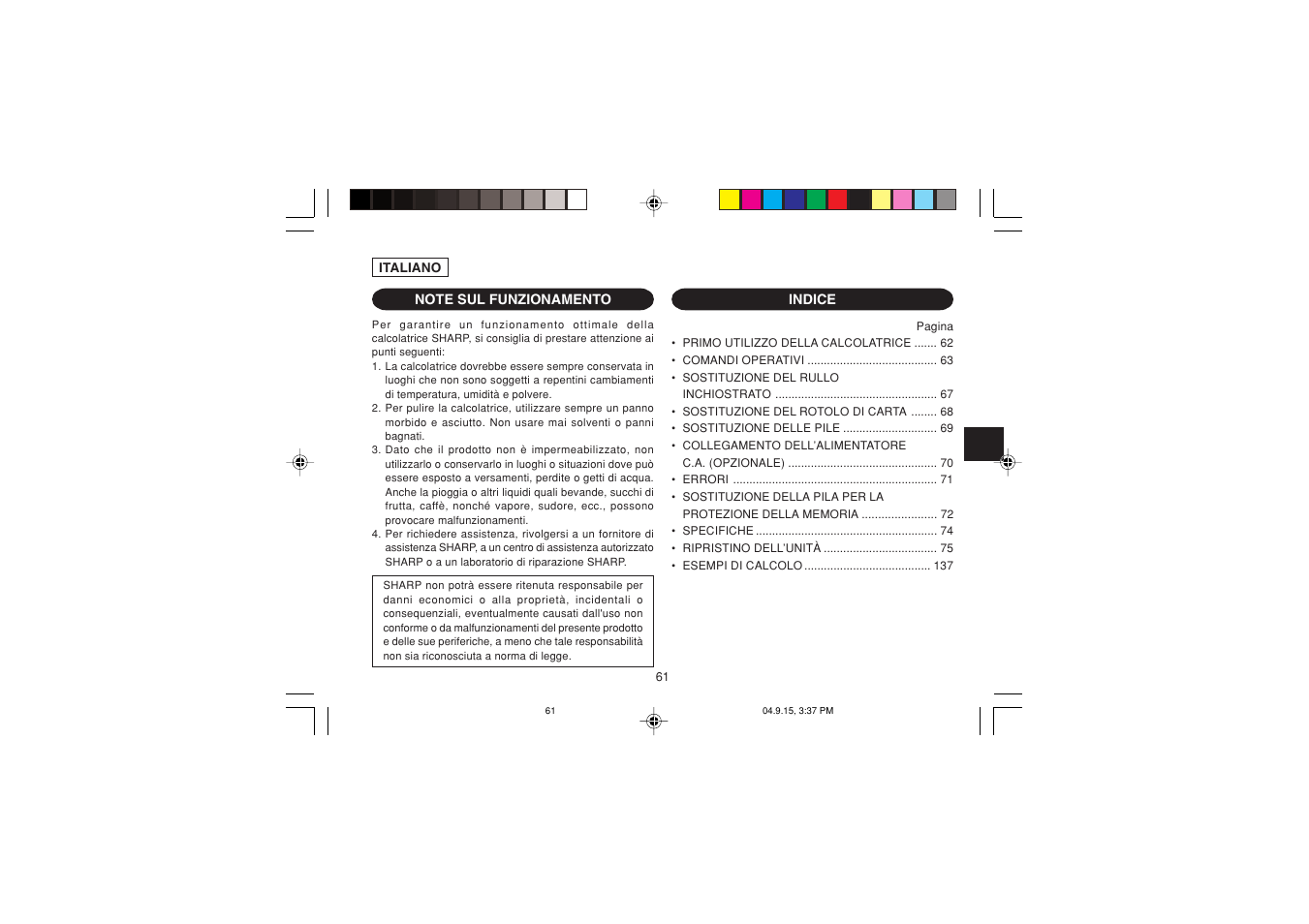 Sharp EL-1750PIIIGY User Manual | Page 63 / 164