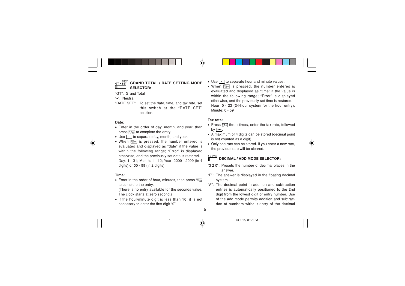 Sharp EL-1750PIIIGY User Manual | Page 7 / 164