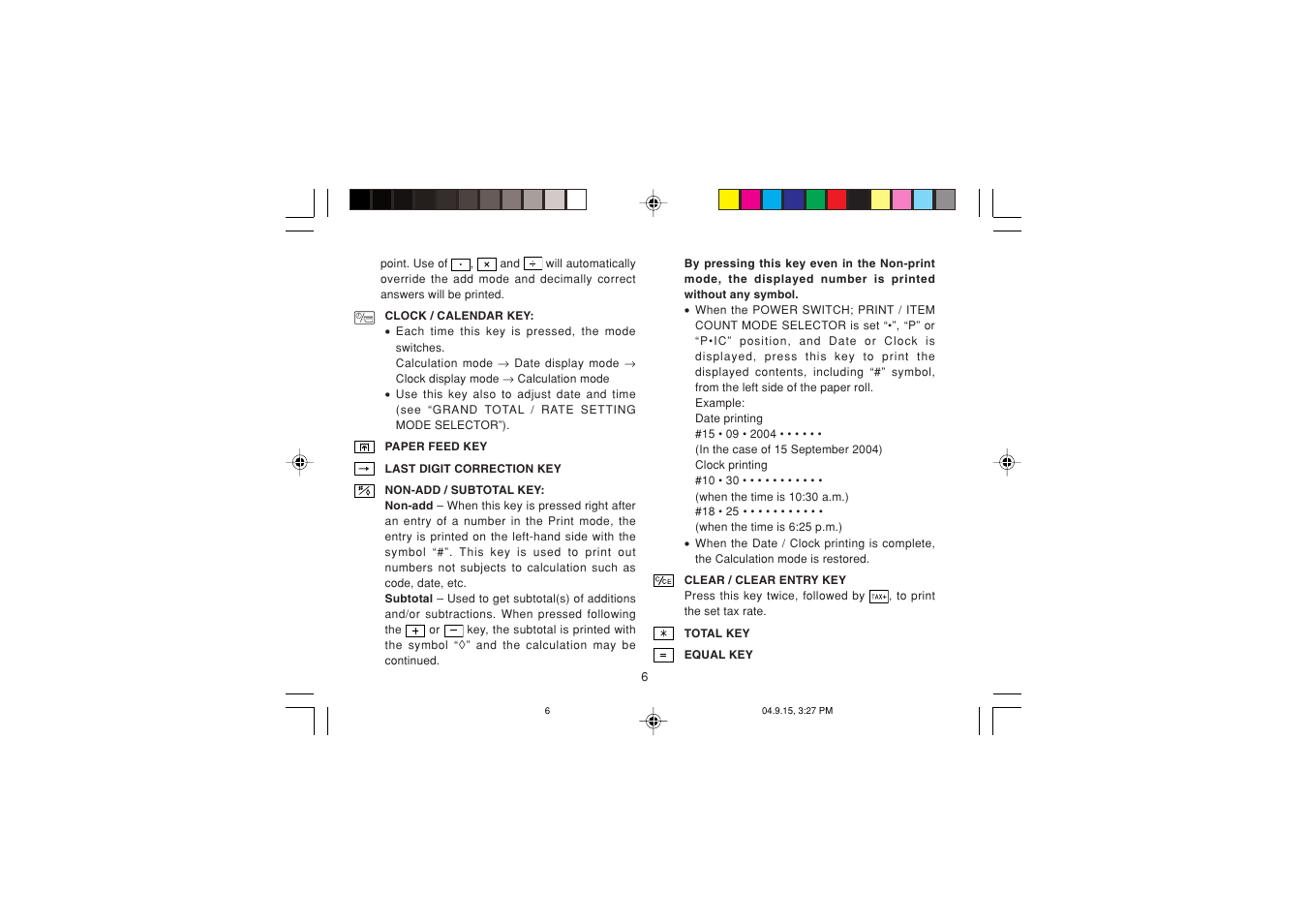 Sharp EL-1750PIIIGY User Manual | Page 8 / 164