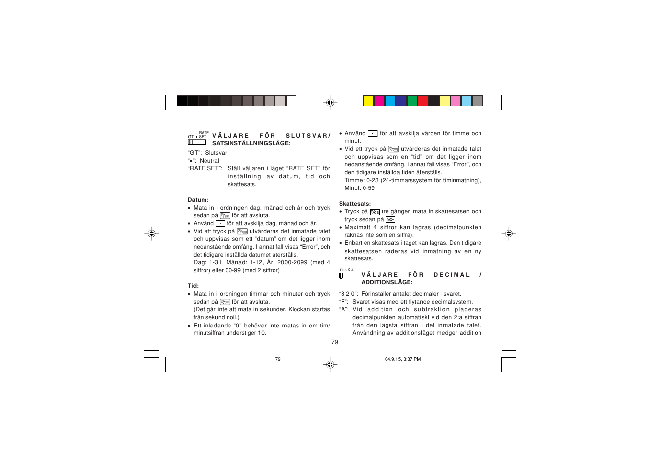 Sharp EL-1750PIIIGY User Manual | Page 81 / 164