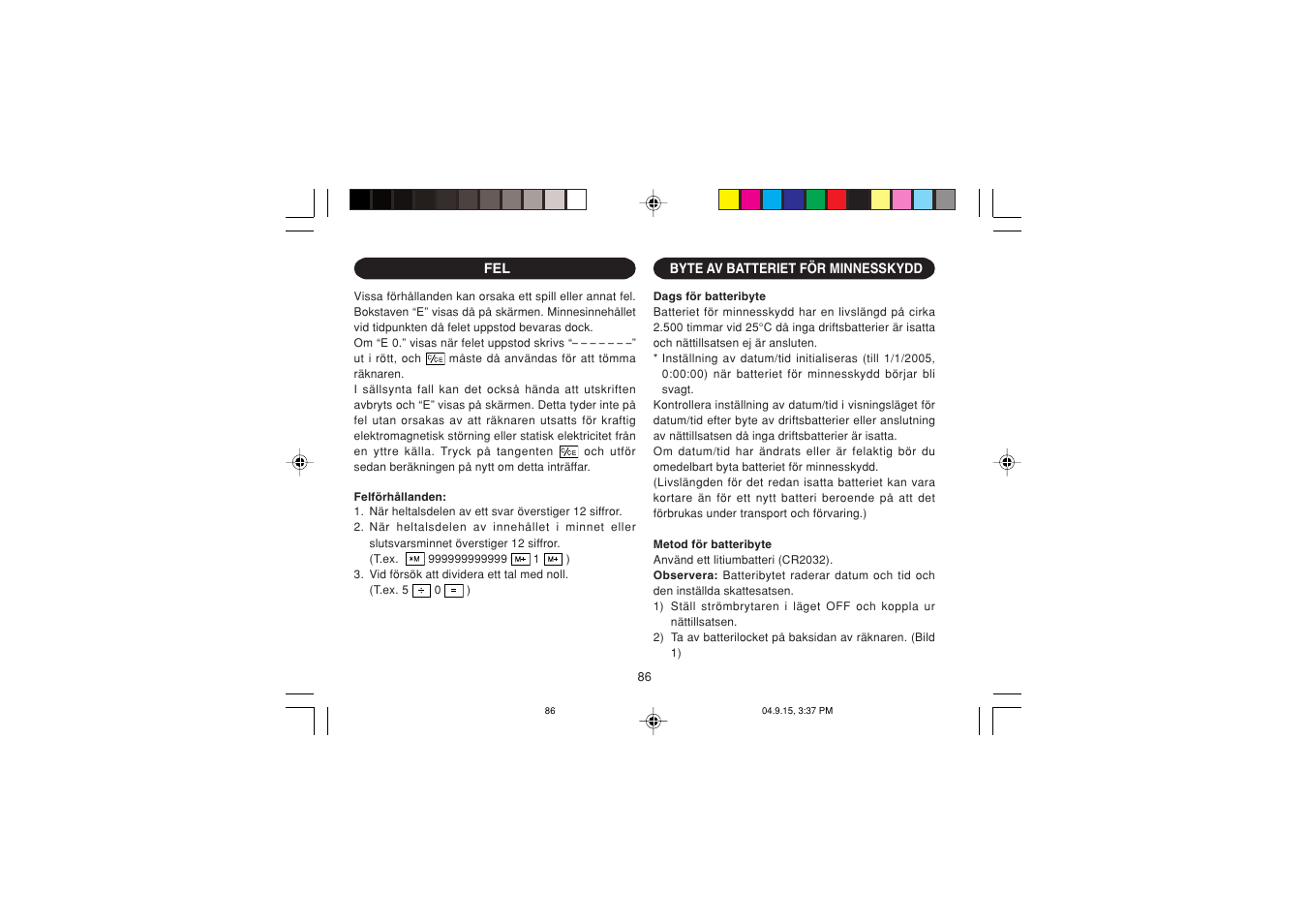 Sharp EL-1750PIIIGY User Manual | Page 88 / 164