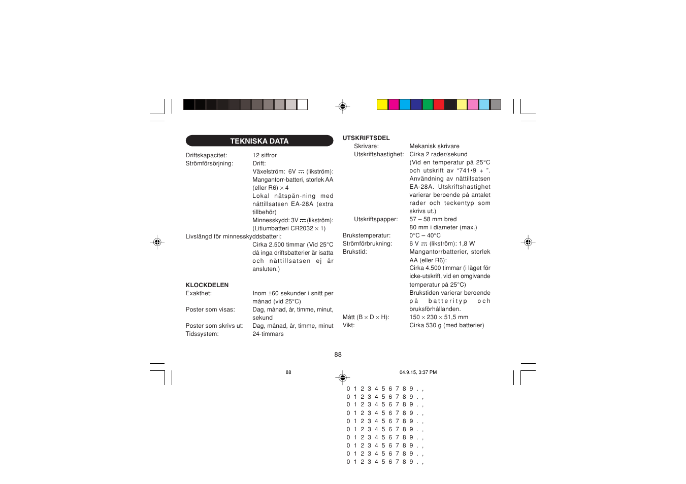 Sharp EL-1750PIIIGY User Manual | Page 90 / 164