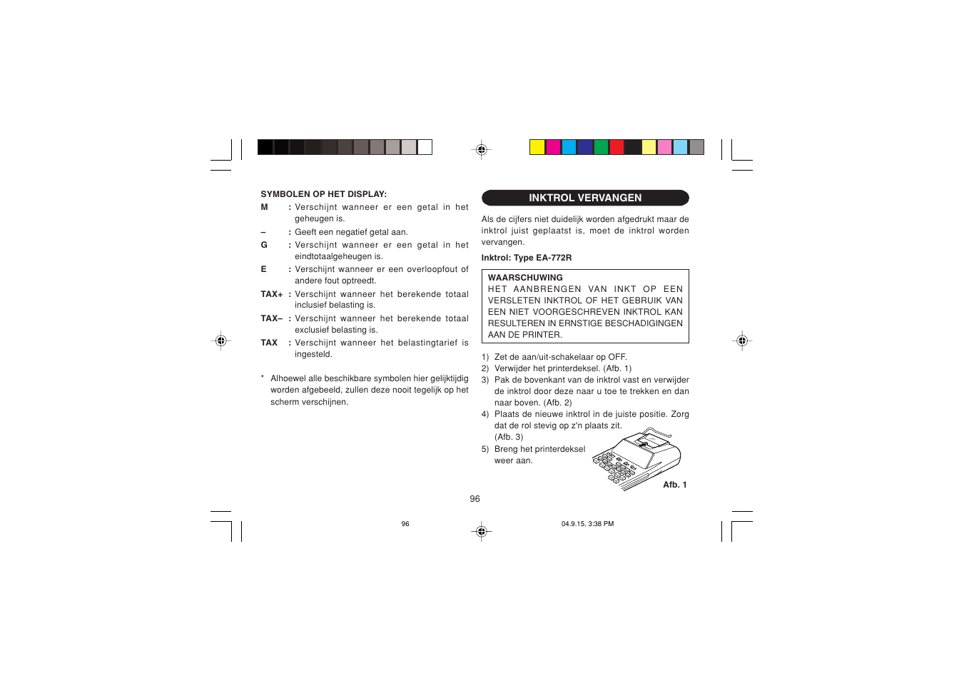 Sharp EL-1750PIIIGY User Manual | Page 98 / 164