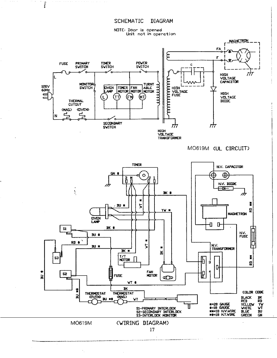 Avanti MO619M User Manual | Page 17 / 17