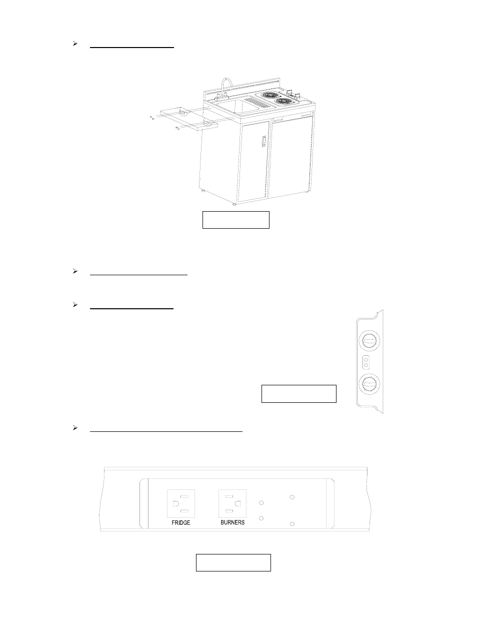 Operating your compact kitchen, Figure no. 9 figure no. 10 figure no. 8 | Avanti CK36 User Manual | Page 12 / 24