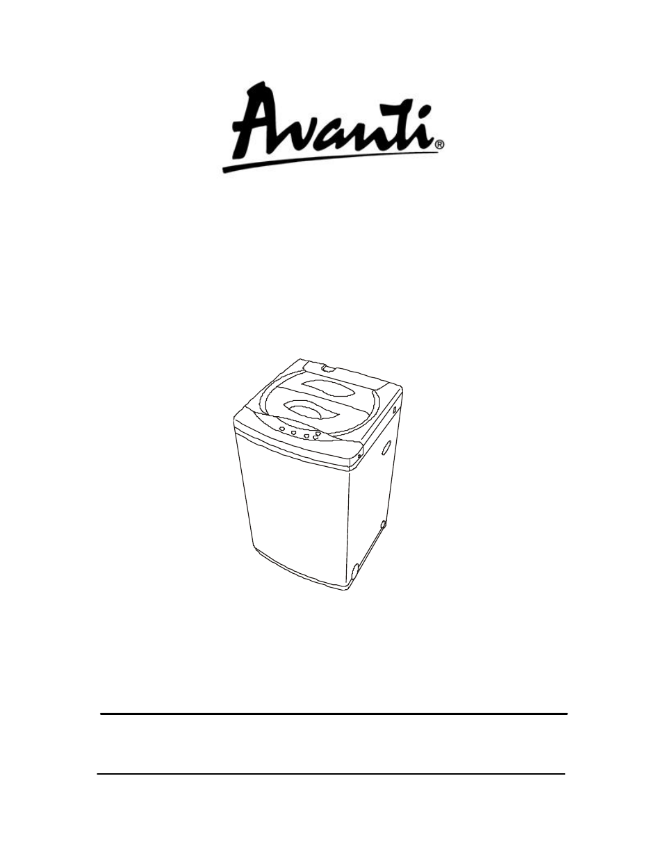 Avanti W789SA User Manual | 28 pages