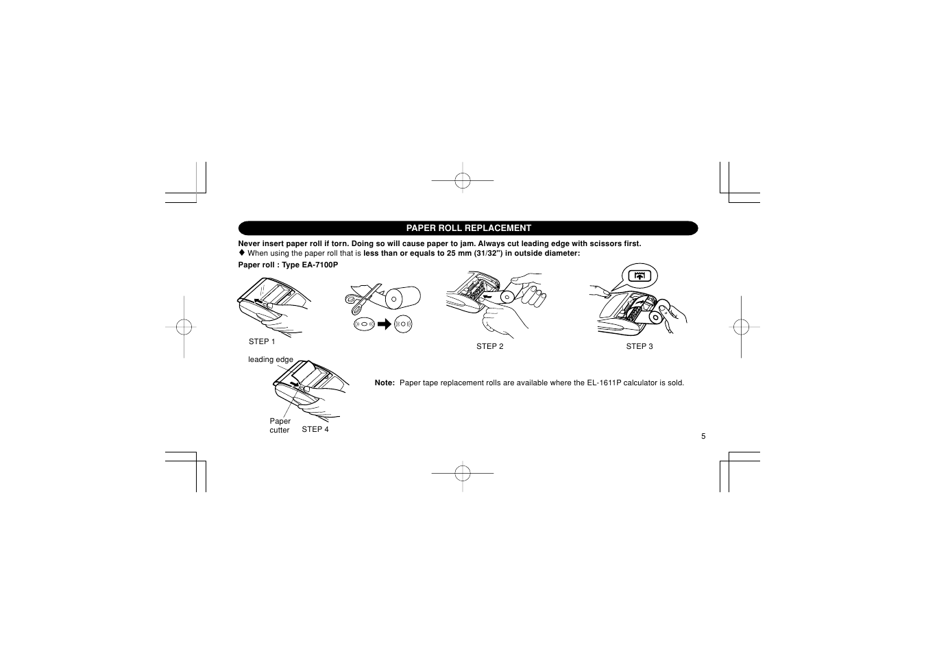 Sharp EL-1611PGY User Manual | Page 7 / 68