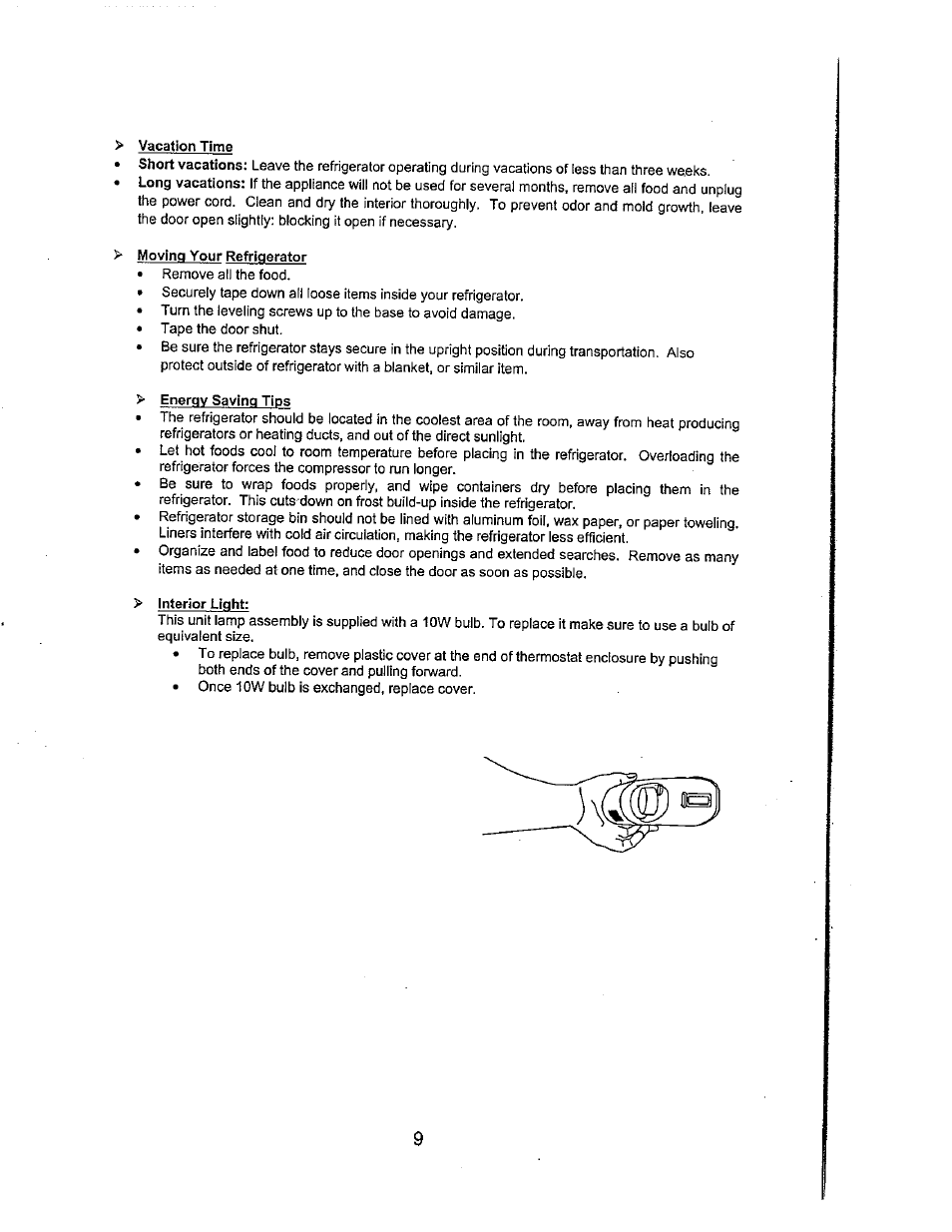 Avanti 445YW-1 User Manual | Page 10 / 14