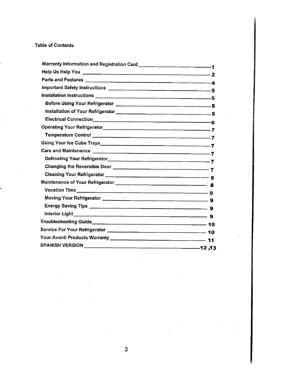 Avanti 445YW-1 User Manual | Page 4 / 14