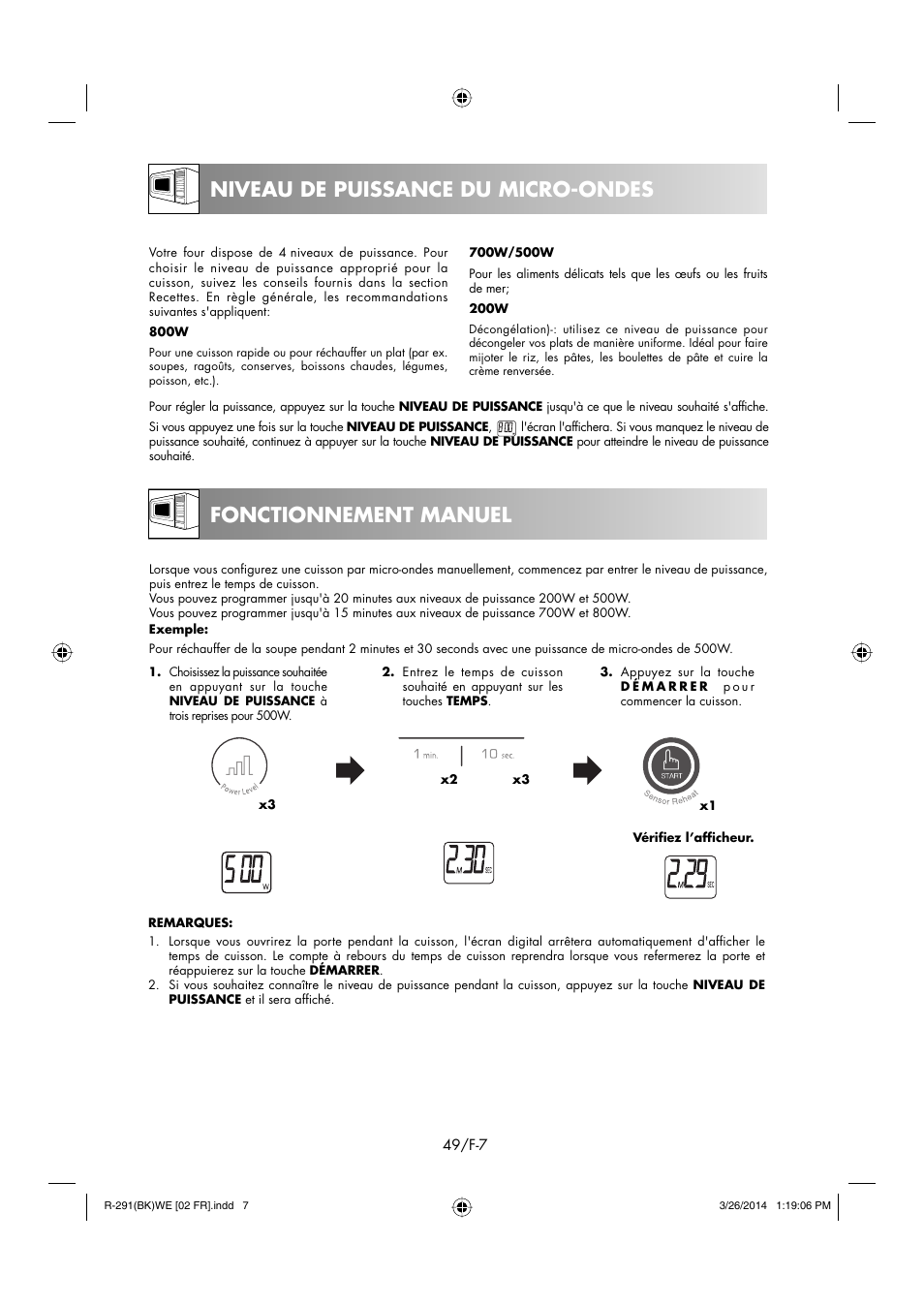 Sharp R-291BKWE User Manual | Page 50 / 210