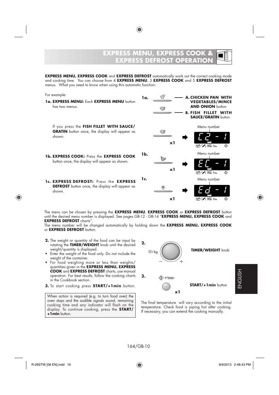 Sharp R-261STW User Manual | Page 165 / 188