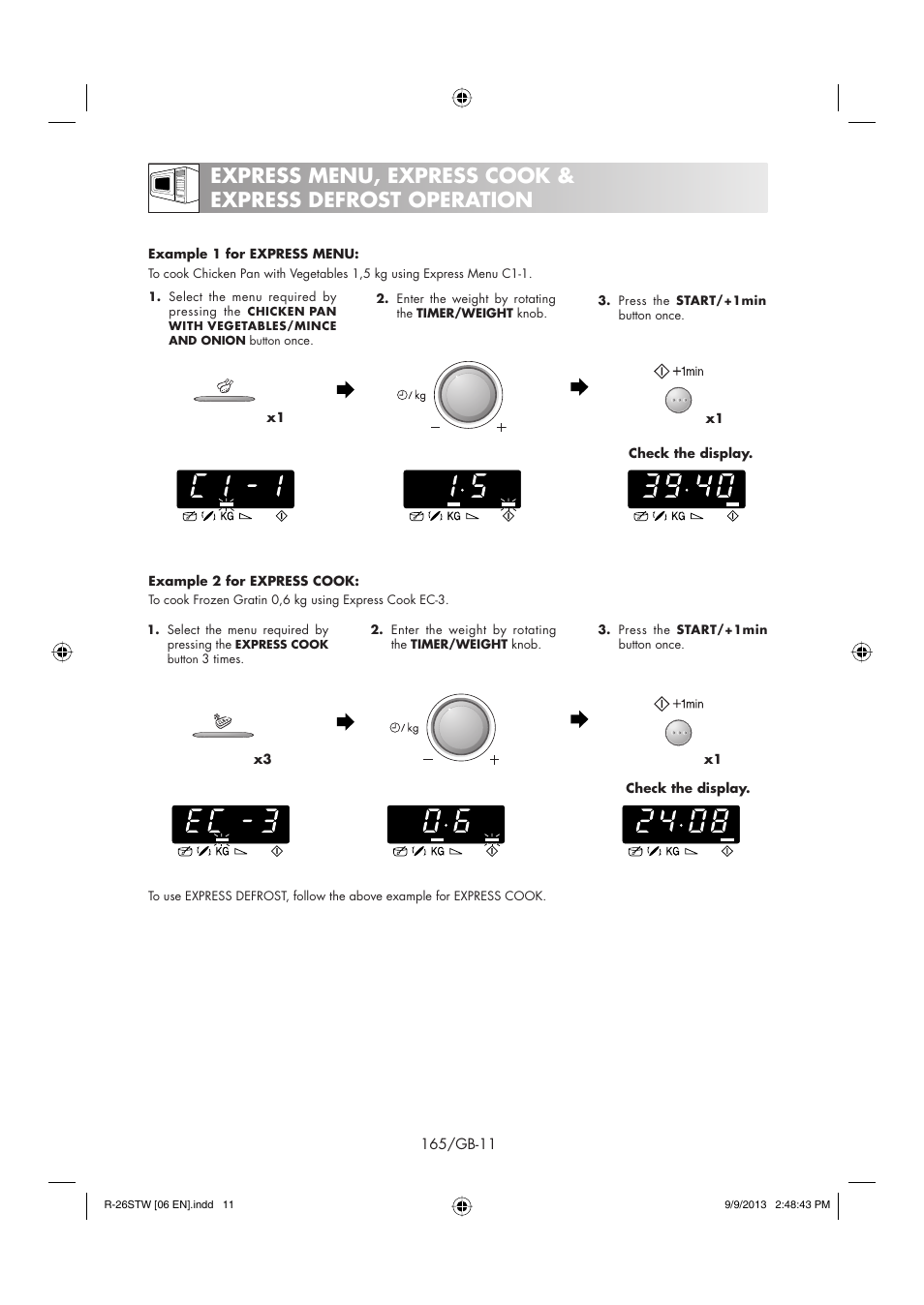 Sharp R-261STW User Manual | Page 166 / 188