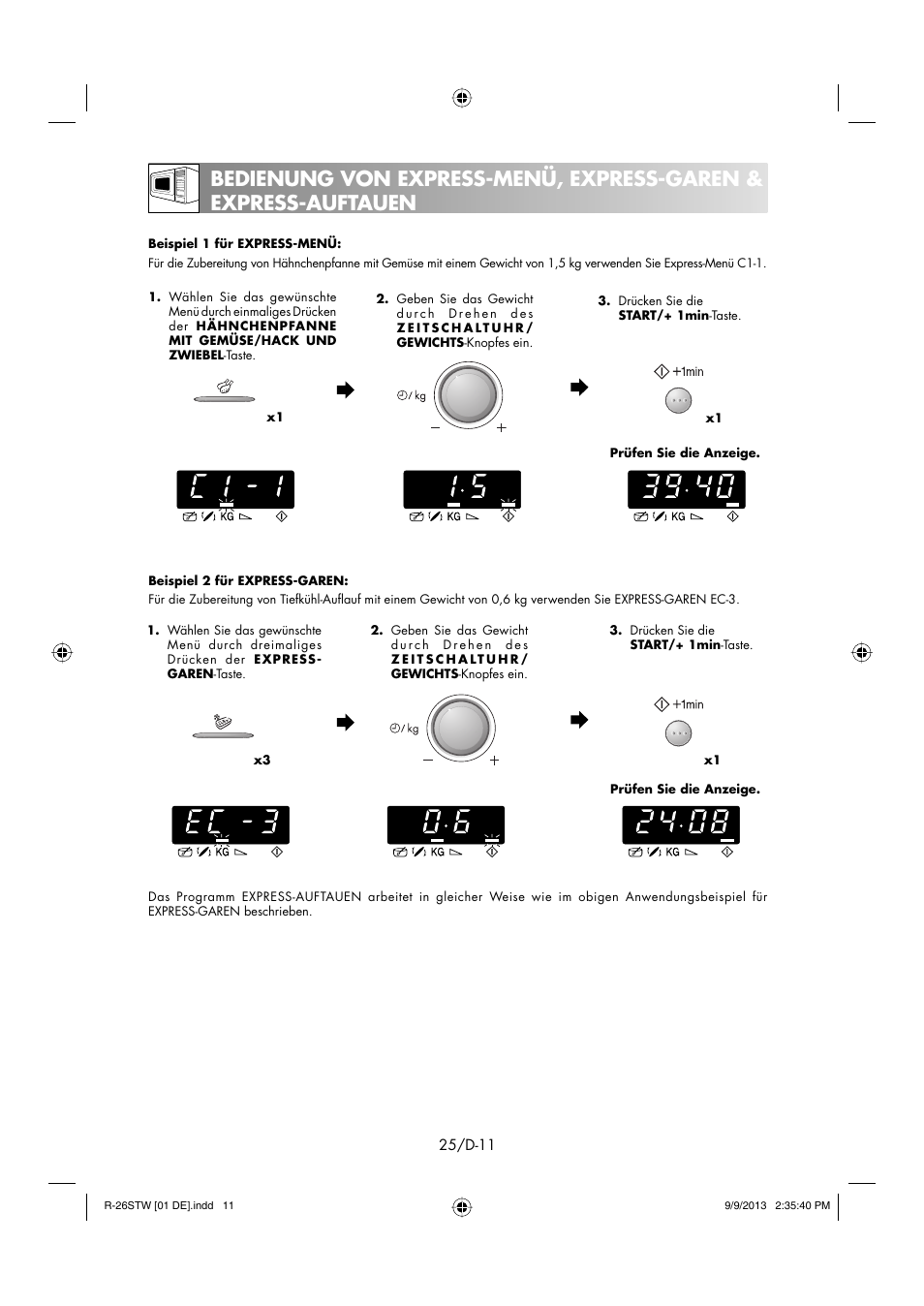 Sharp R-261STW User Manual | Page 26 / 188