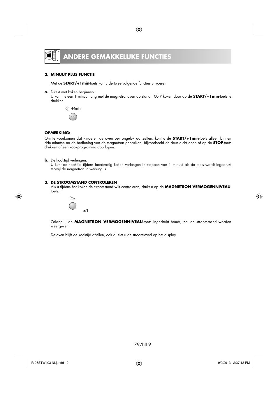 Andere gemakkelijke functies | Sharp R-261STW User Manual | Page 80 / 188