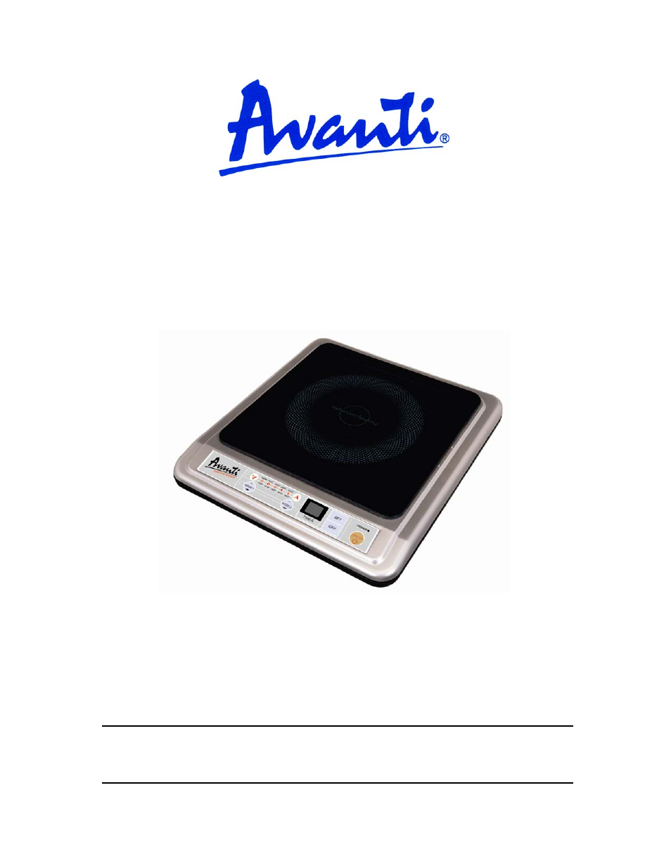 Avanti IHP1501 User Manual | 22 pages