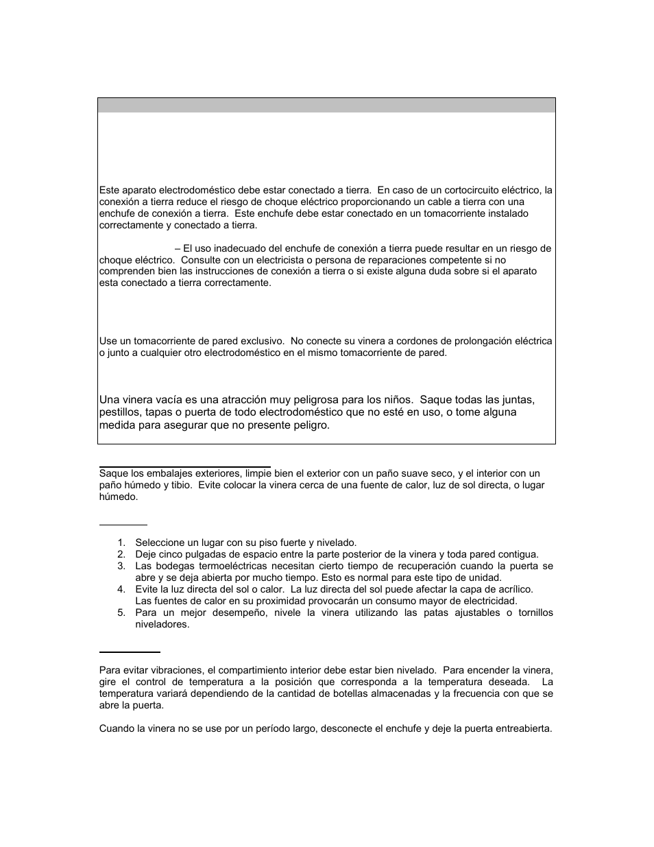 Avanti EWC60BS User Manual | Page 12 / 16