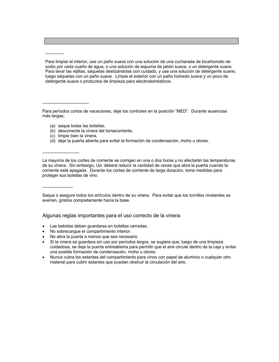 Avanti EWC60BS User Manual | Page 14 / 16