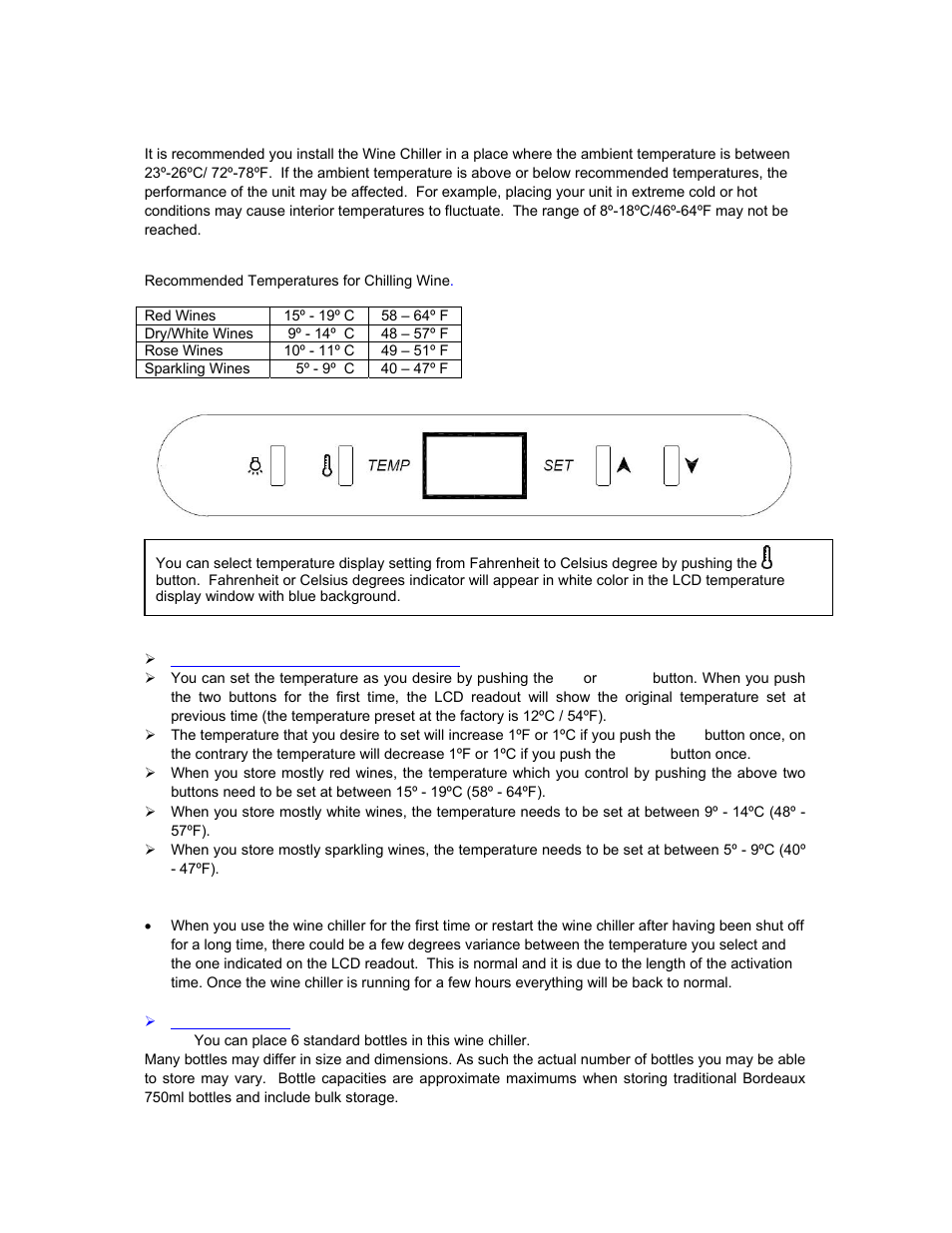 Avanti EWC60BS User Manual | Page 7 / 16