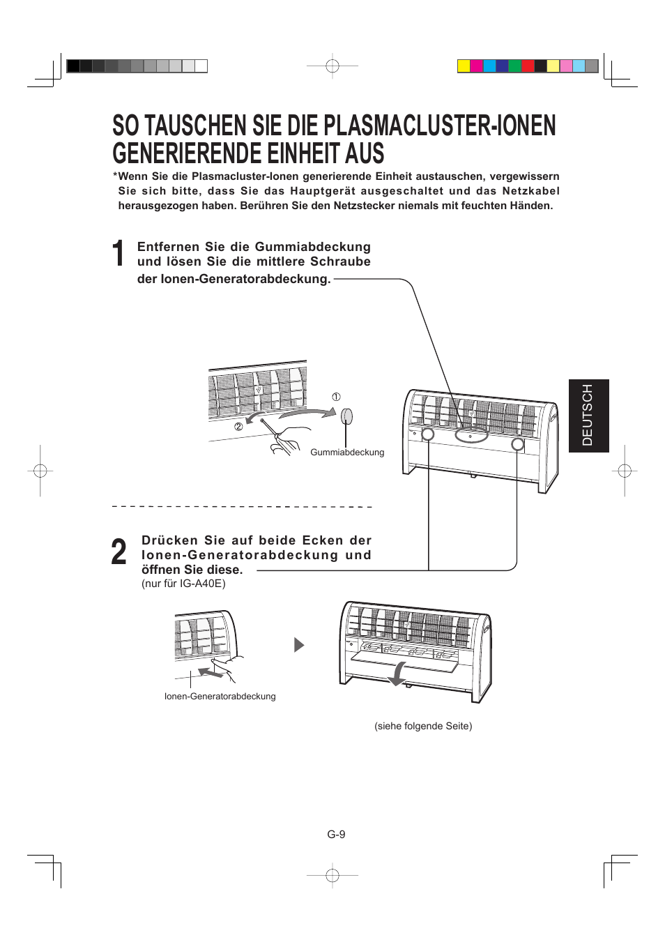 Sharp IG-A40E-W User Manual | Page 39 / 104