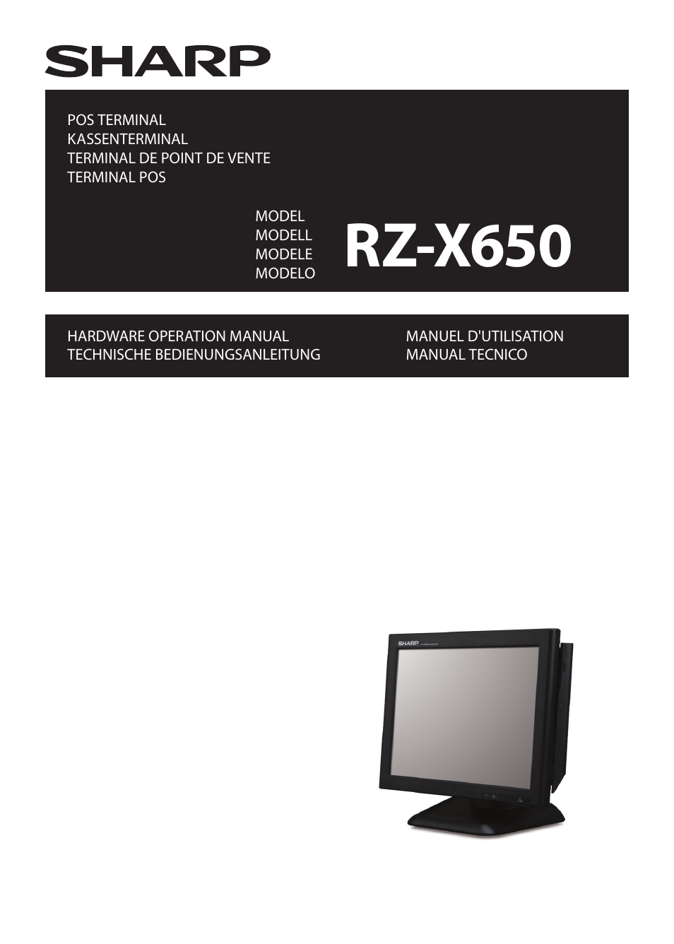 Sharp RZ-X 650 User Manual | 40 pages