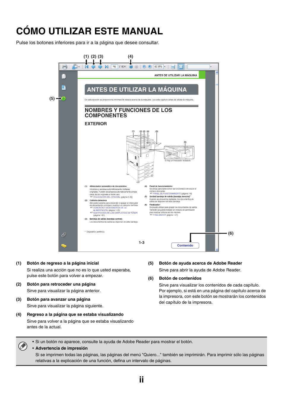 Cómo utilizar este manual | Sharp MX-2614N User Manual | Page 39 / 839