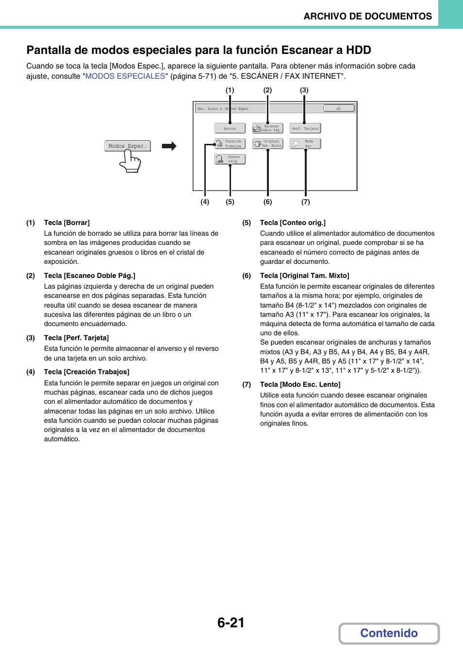 Na 6-21, Archivo de documentos | Sharp MX-2614N User Manual | Page 640 / 839