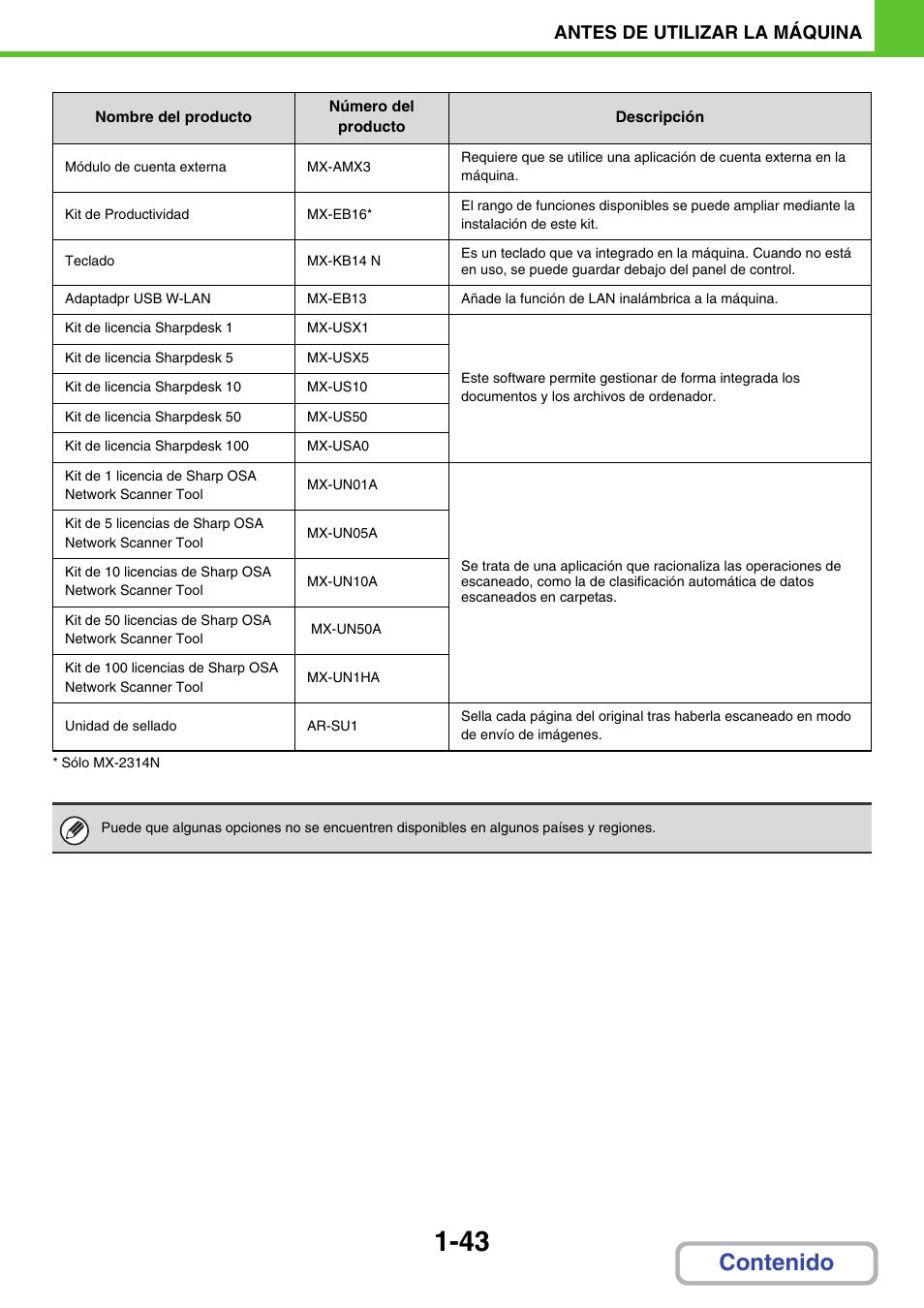 Sharp MX-2614N User Manual | Page 84 / 839