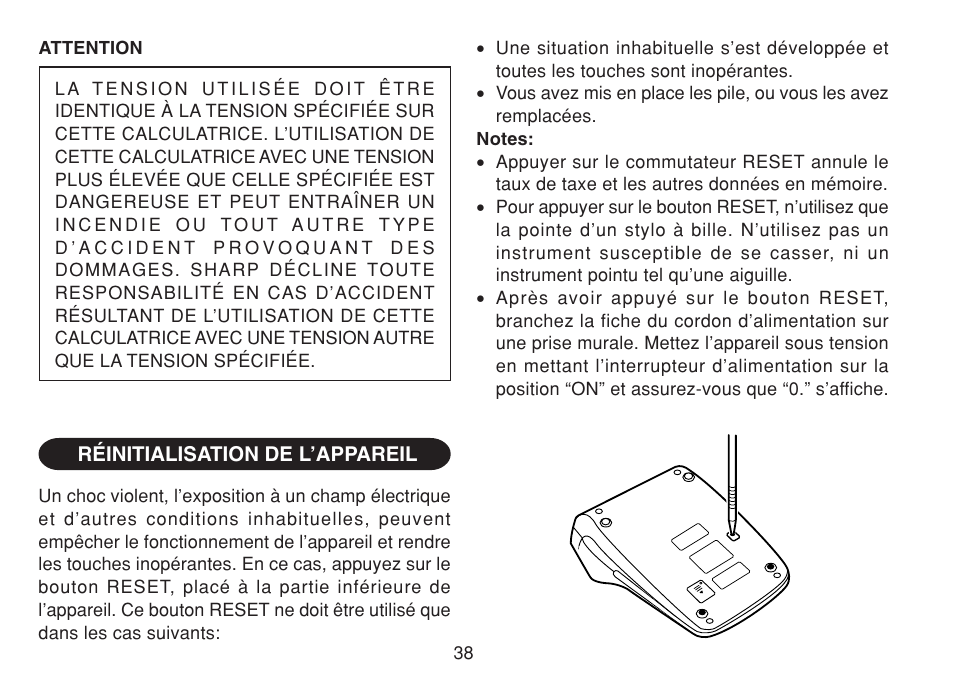 Sharp CS-4194HC User Manual | Page 40 / 144