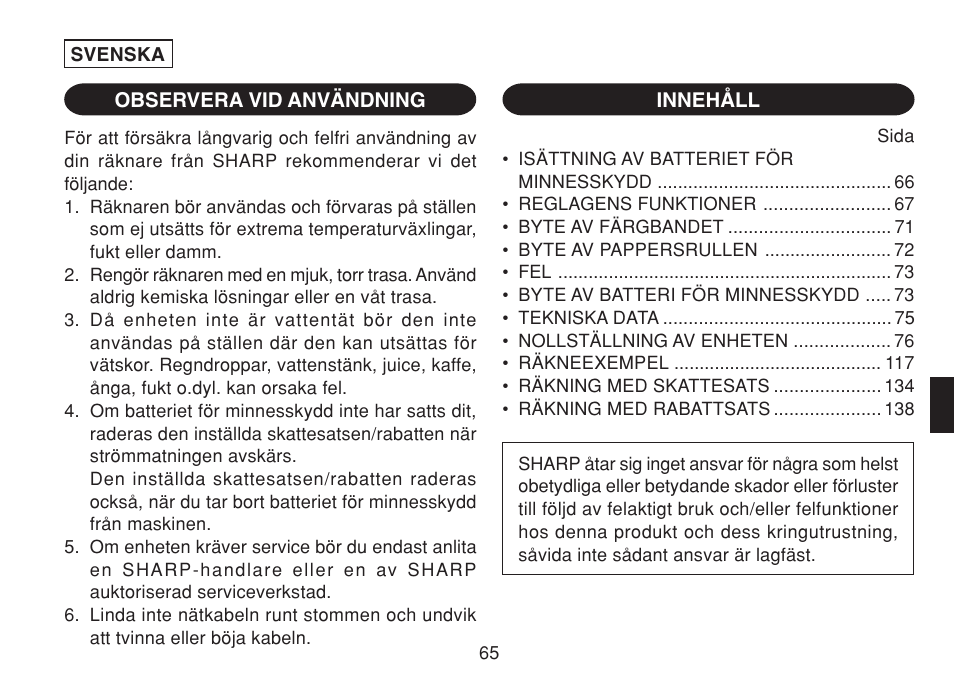 Sharp CS-4194HC User Manual | Page 67 / 144