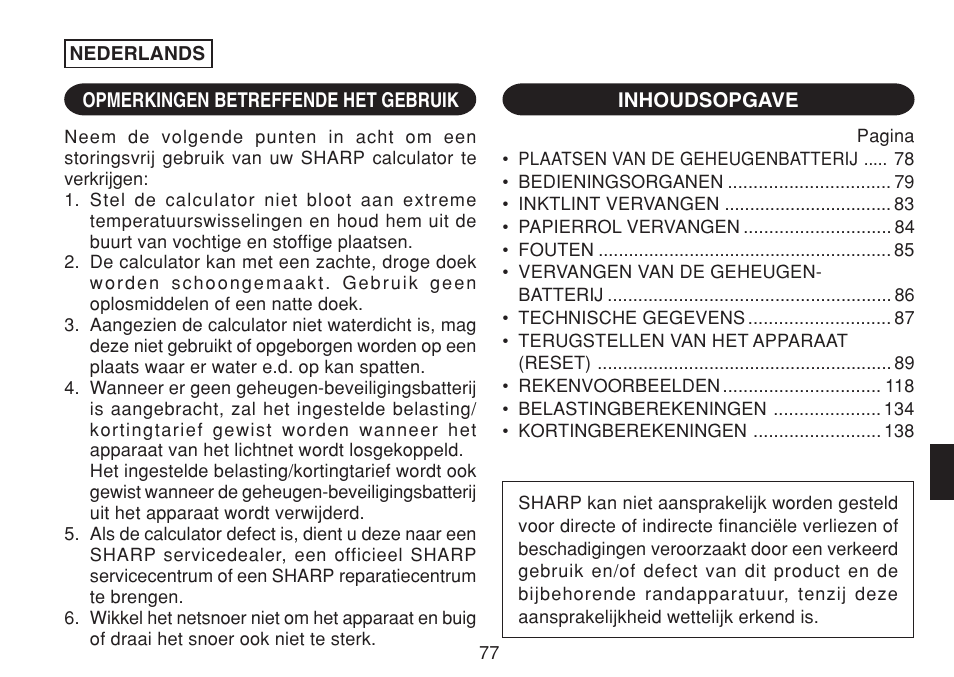 Sharp CS-4194HC User Manual | Page 79 / 144