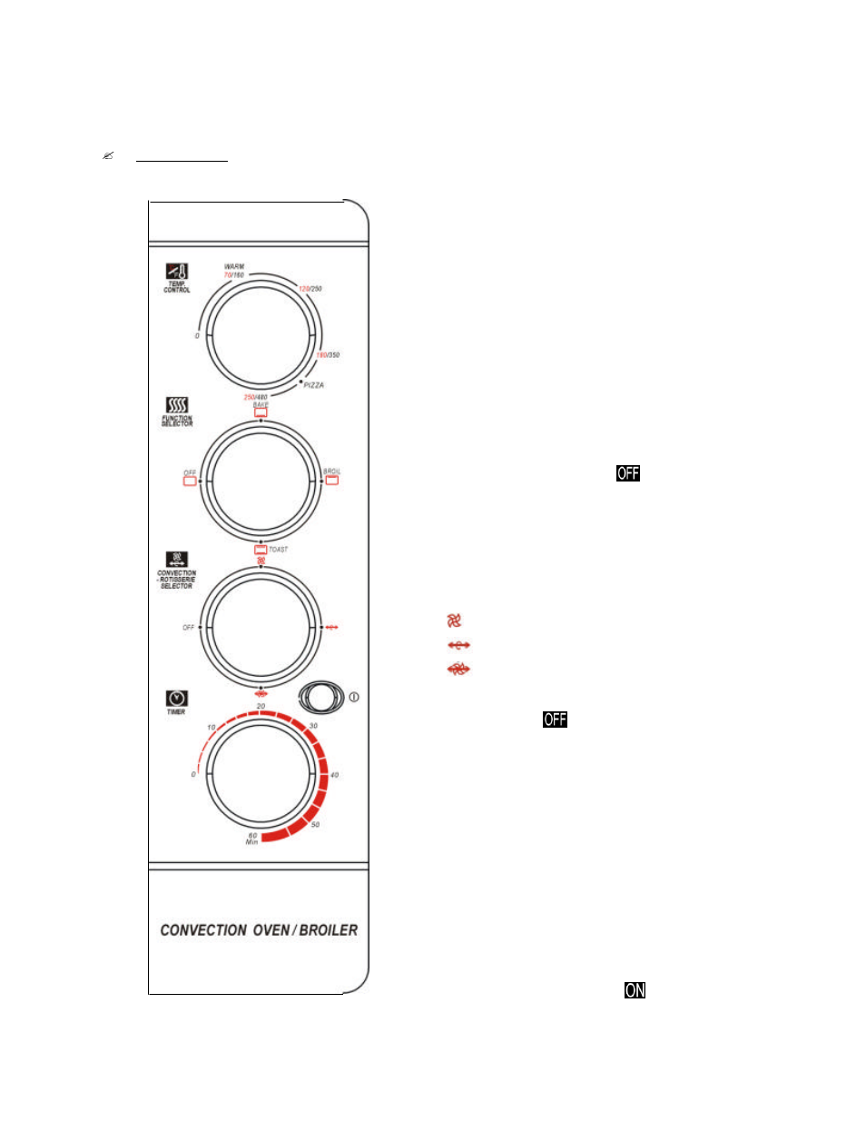 Operating your appliance | Avanti OCR43SS User Manual | Page 11 / 20