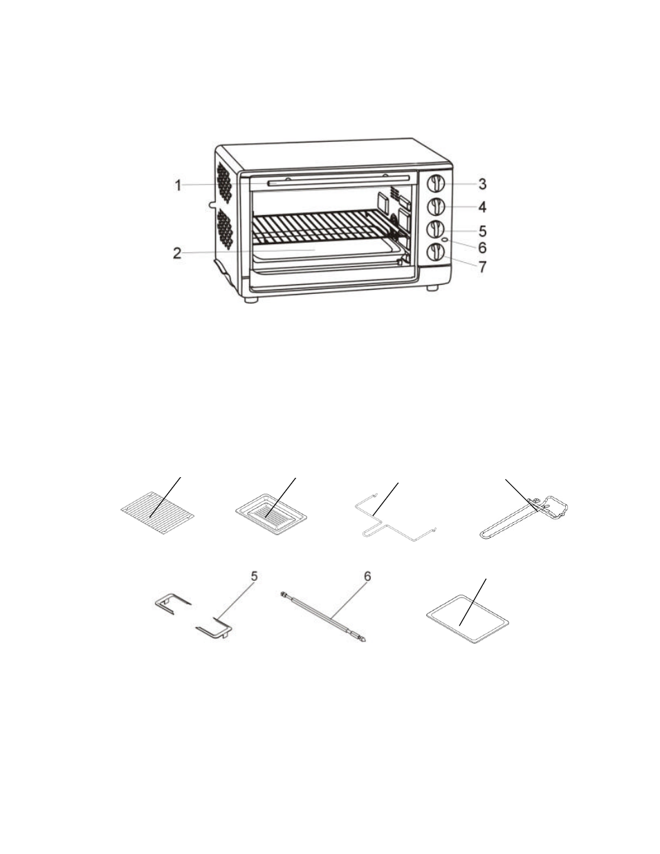 Parts and features | Avanti OCR43SS User Manual | Page 6 / 20