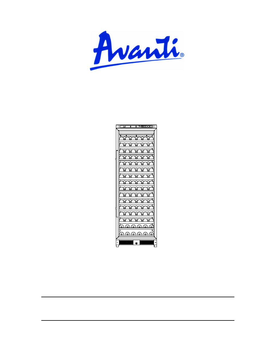 Avanti WCR682SS User Manual | 22 pages