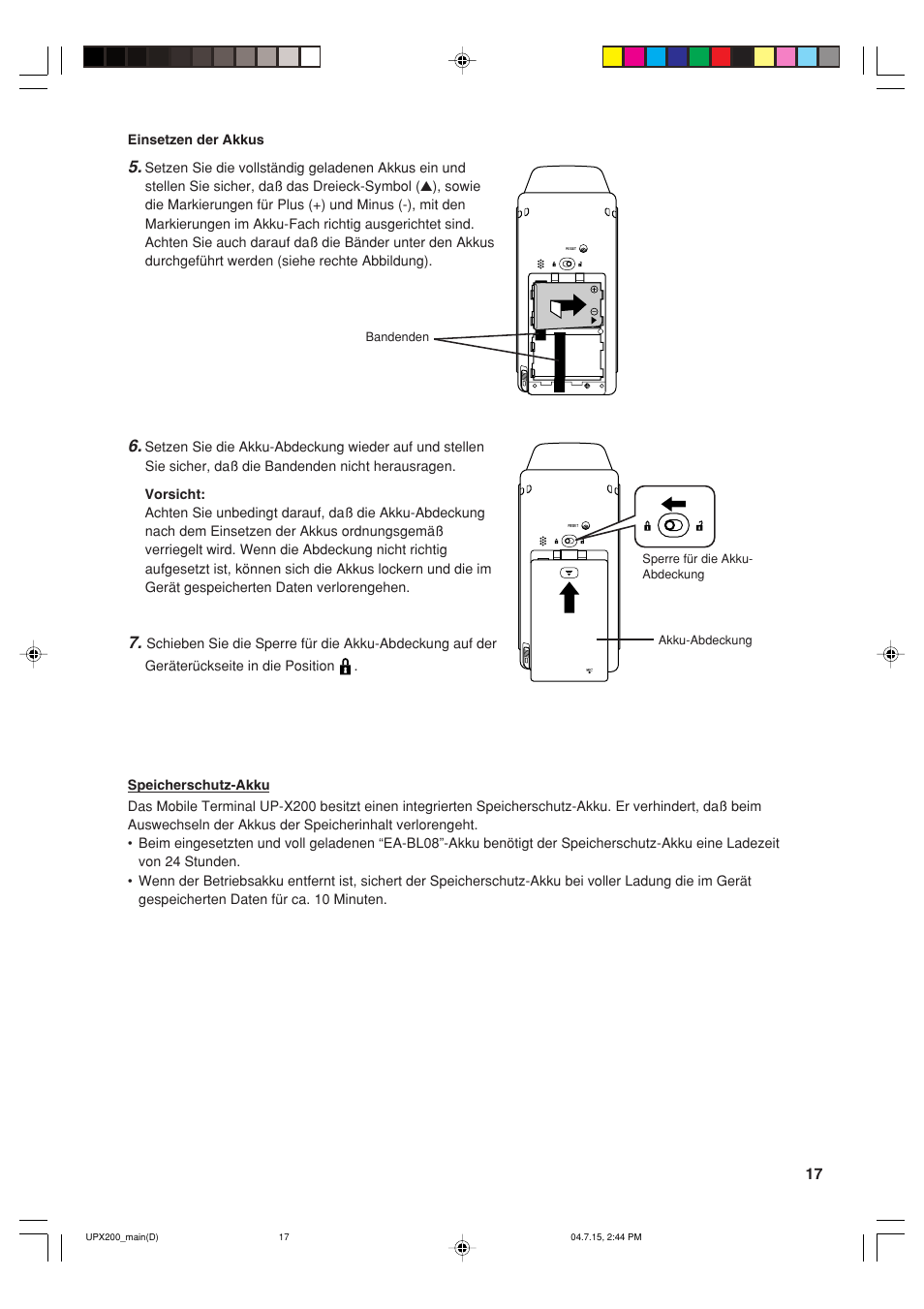 Sharp UP-X200 User Manual | Page 19 / 48