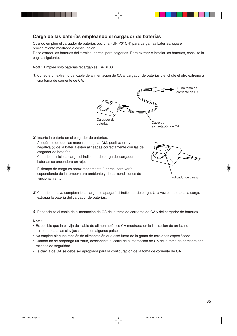 Sharp UP-X200 User Manual | Page 37 / 48