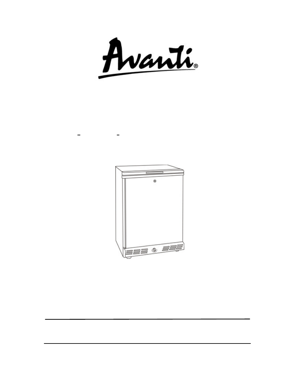 Avanti OR2700SS User Manual | 17 pages